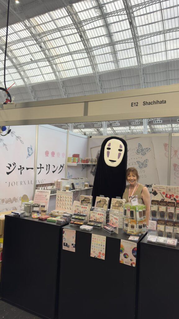 'No Face' from Studio Ghibli film 'spirited away' even made a guest appearance at our booth!
